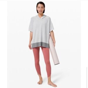 Lululemon Opened Up Poncho, gray cashmere